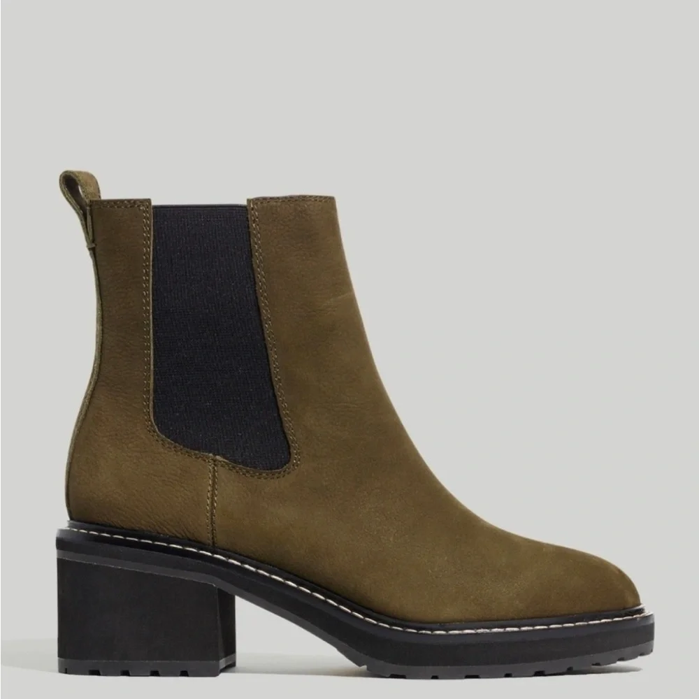 Madewell The Carina Platform Chelsea Boots